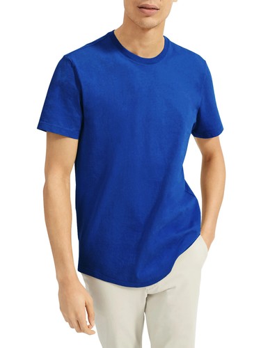 Camisetas HIPSTER para hombre Camiseta Larga Hip Hop Hemline Extendida Informal Básica - Imagen 5 de 14