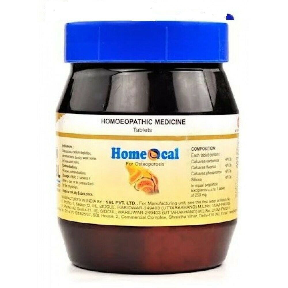 Sbl Homeocal For Osteoporosis Homoeophatic Medicine Tablets 450g eBay