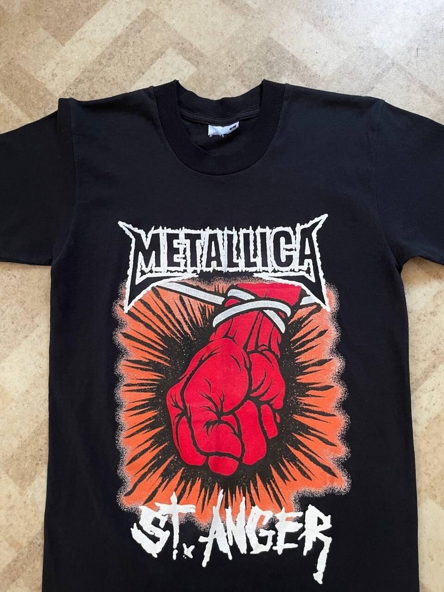 Vintage Metallica St. Anger 2004 tour black band T-shirt If Six