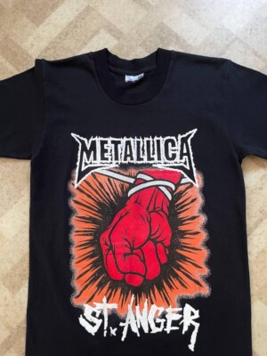 Vintage Metallica St. Anger 2004 tour black band T-shirt If Six