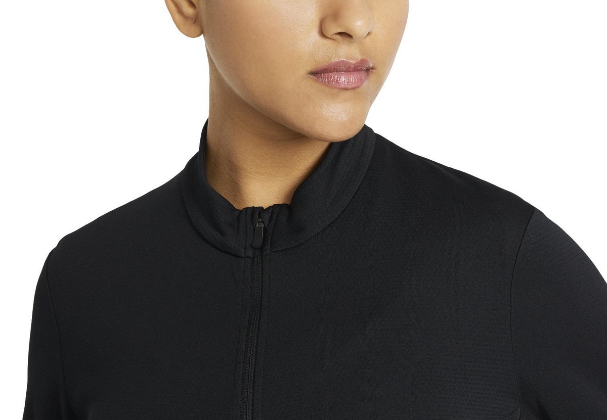 nike dri fit uv victory women's full zip golf top