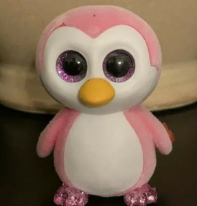pink penguin beanie boo