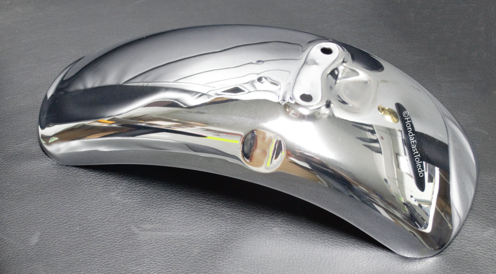 Honda OEM Front Chrome Fender Mud Guard 1972-1977 Z50 Mini Trail