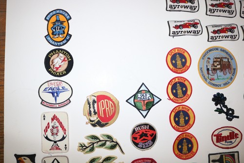 lot of 67 vintage and new patches space scouts products racing pets music - Picture 7 of 8