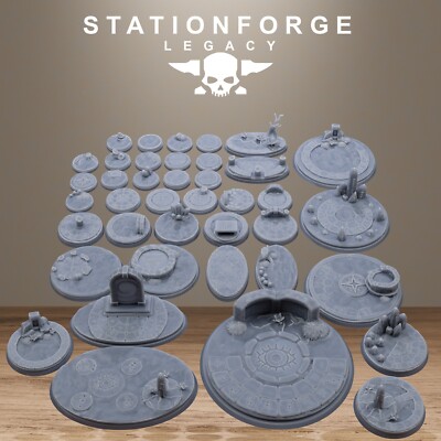 Mystic Base Pack - by StationForge Legacy | Grimdark | Scenic Bases Inc Post