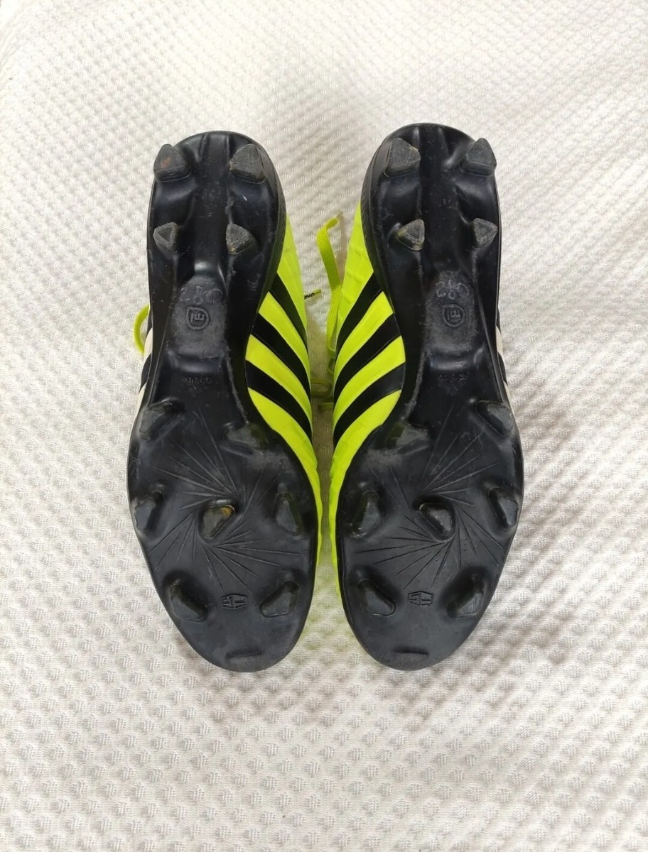 Adidas 11pro FG US 7 Black/Green soccer cleats/football Adidas 11pro FG US 7 Black/Green soccer cleats/football