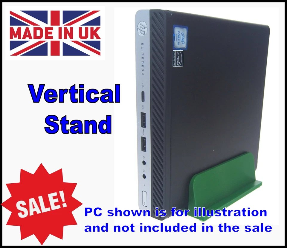 3DBEE HP EliteDesk 800 G1 & G2 Mini Series Vertical Stand & Accessories tiny PC