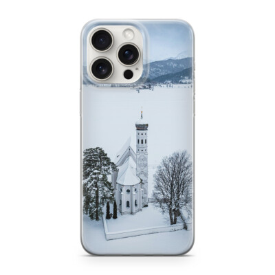 Sunny-Case Handyhülle Kirche Schnee Dorf Nr.414 für iphone 7 PLUS / 8PLUS