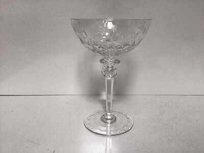 Vintage Clear Rogaska Gallia Champagne/Tall Sherbet Glass For Gift Set of Only 1