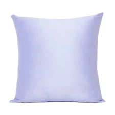 Cover Solid Color Sofa Pillow Case Cushion Square Home Decor Light Purple 18x18