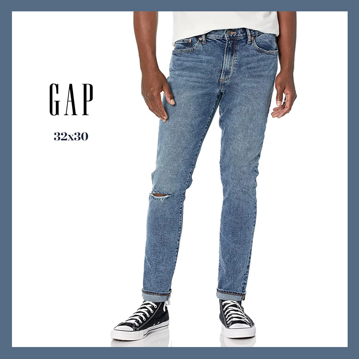 Gap ripped jeans deals mens