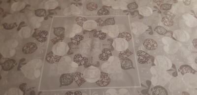 Nappe décorative Galaxie coloris noir en coton - 150 x 150 cm