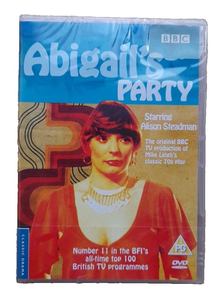 Mike Leigh - Abigail's Party DVD - Alison Steadman 1977 Comedy Drama - New