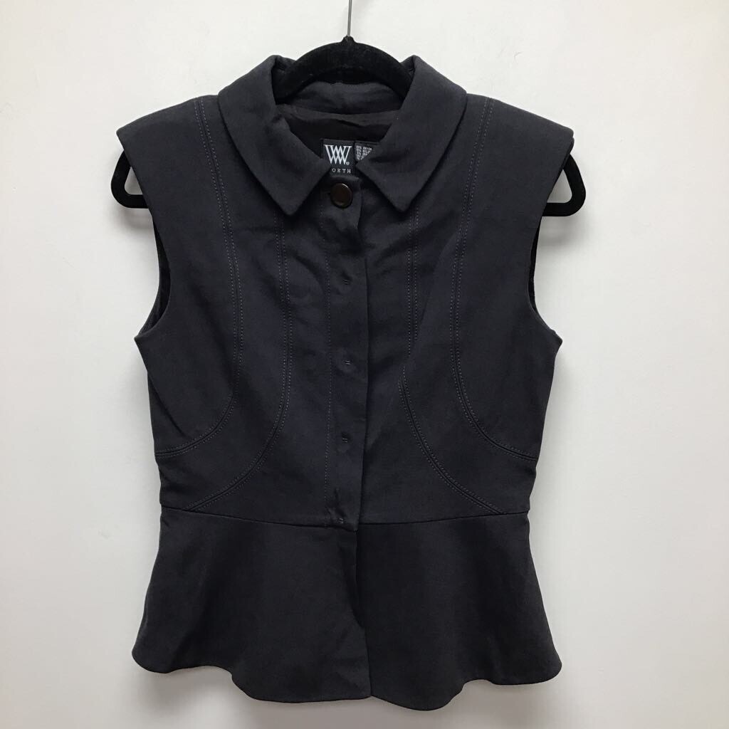 トップス Eaphi FLUFFY PEPLUM VEST FLUFFY PEPLUM VEST