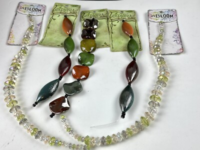 Craft Store Lucite Beads Strands Lot of 5