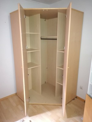 Paidi Eckschrank Kleiderschrank Jugendzimmer Eiche Hell Ebay