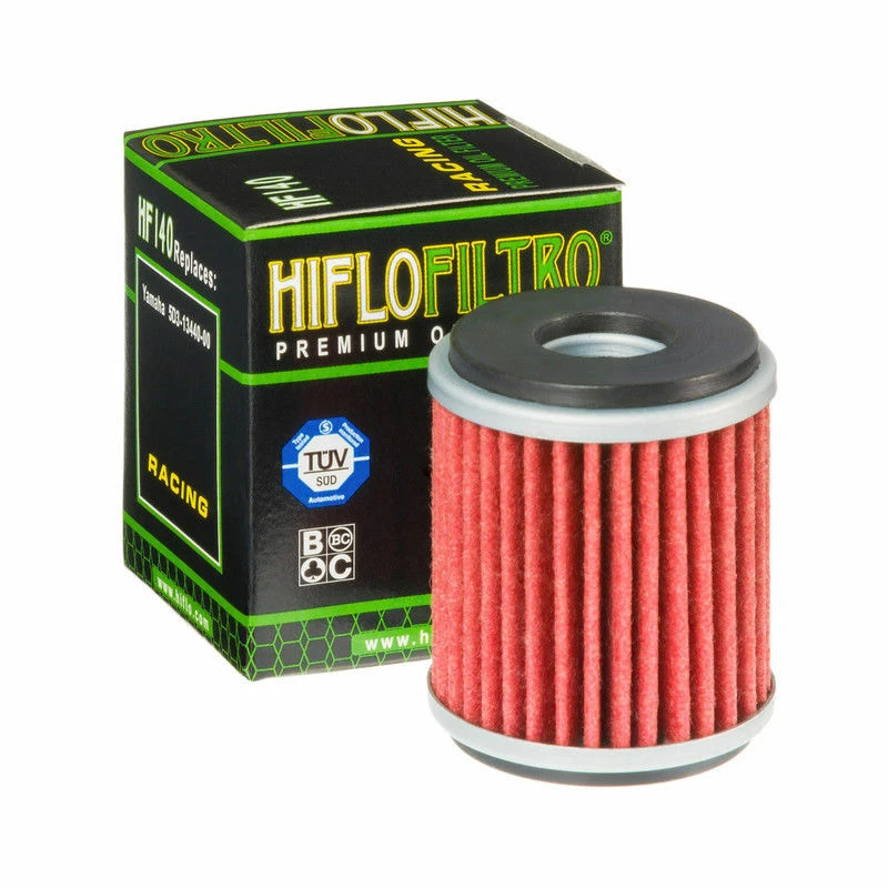 Filtro de aceite HiFlo genuino Yamaha YFZ450R 2009-2025 HF140 YFZ 450R - Paquete de 5 Foto 3 de 4