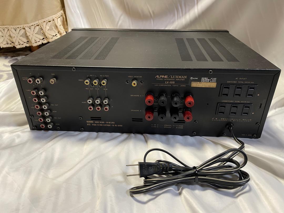 ALPINE LUXMAN LV 105 Tube Amplifier | eBay ALPINE LUXMAN LV 105 Tube Amplifier | eBay