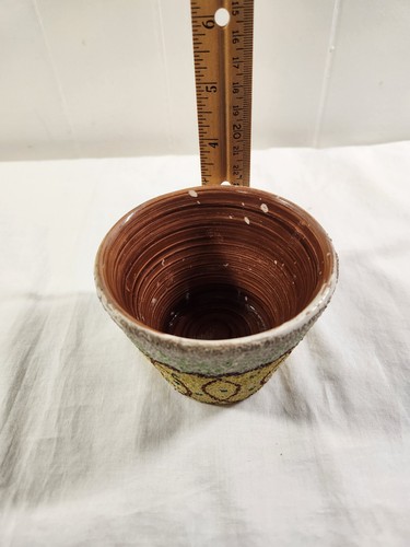 Italian Pottery Planter Vintage MCM Textured - Picture 10 of 10