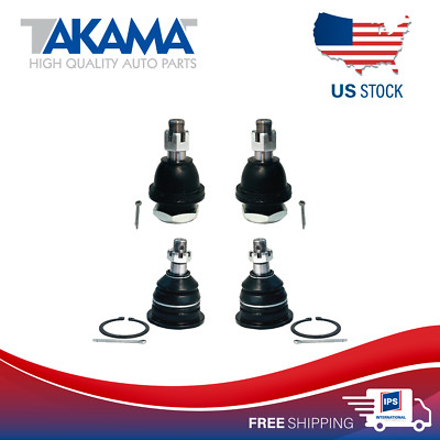 4 Pcs Front Upper & Lower Ball Joint Kit For N. Frontier 1998-2004 Xterra