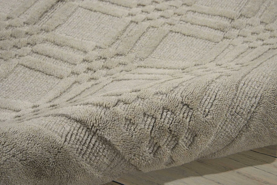 Alfombra Nourison Westport Mid-century gris 3'6" x 5'6", fácil limpieza, no Foto 4 de 4