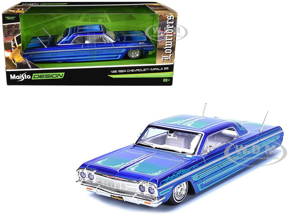 希少未開封！'64 Chevy Impala ダイキャスト 1964 Chevrolet Impala SS Diecast Model Car Black Special