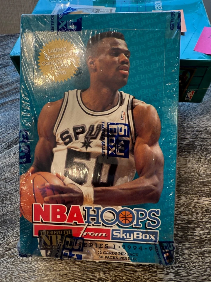 1994-95 SkyBox NBA обручи серии 1 в заводской упаковке Jordan Jumbo хобби - Изображение 2 из 4
