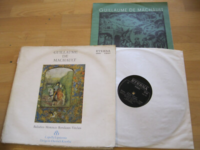 LP Guillaume de Machault Balladen Capella Lipsiensis Vinyl Eterna DDR 8 26 077