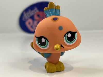 PEACOCK BIRD #1462 - Authentic Littlest Pet Shop - Hasbro LPS