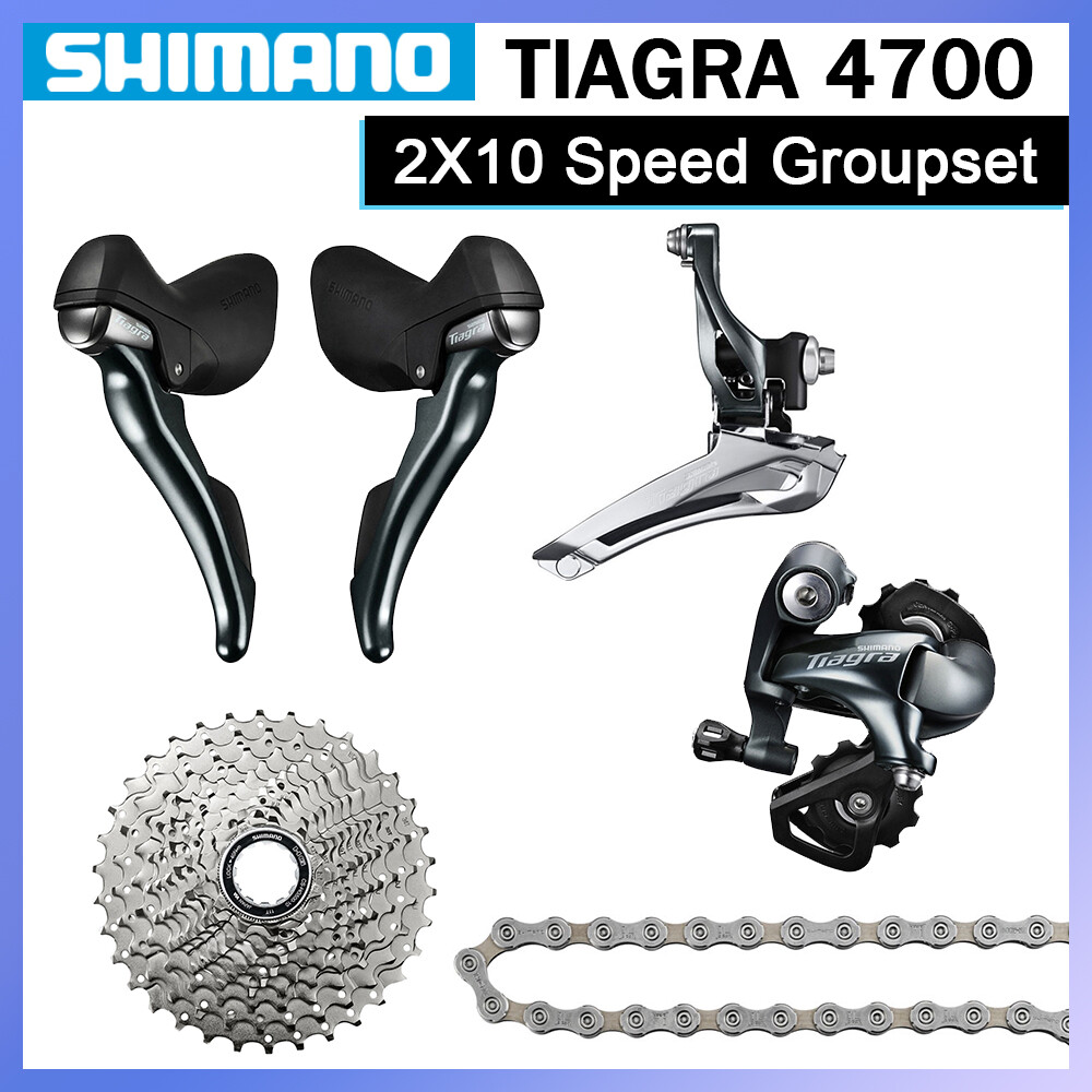 New Shimano Tiagra 4700 2X10 Speed Road Groupset Shifters