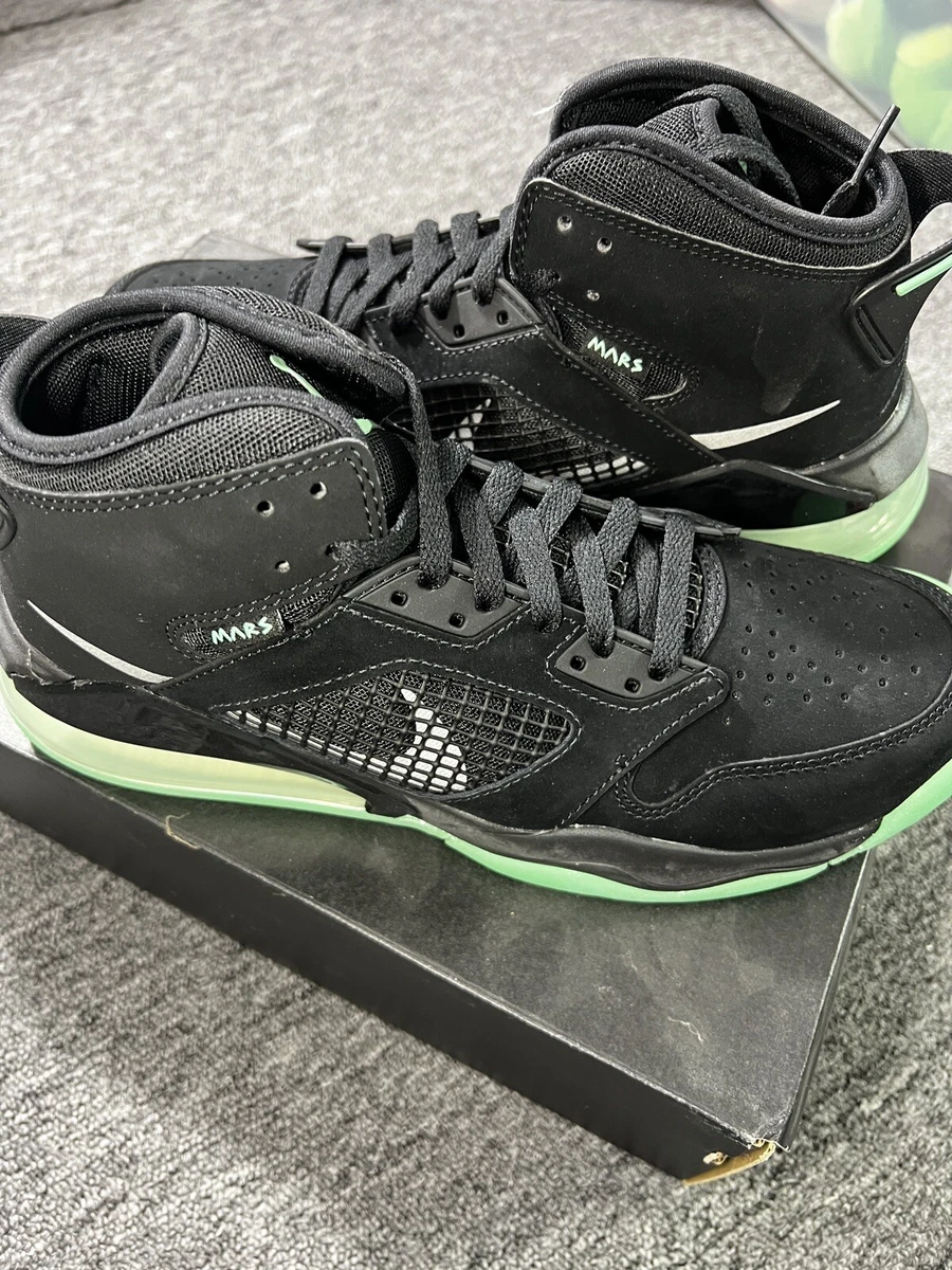 NEW Nike Jordan Mars 270 Green Glow Men s Size 8 Black Reflect Silver CD7070003