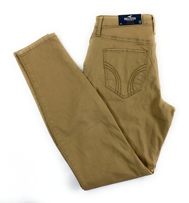 Girls Hollister Brown Pants Dark Khaki Green Hollister Jogger