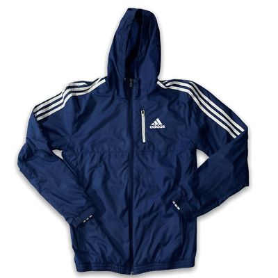 Adidas Vintage Rare Nylon Running Jacket Soccer Windbreaker