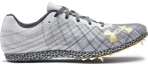 Under Armour Cleats Mens HOVR Miler Pro 3 Halo Grey Metallic  display picture 3