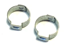 GM Chevy Pontiac 3/8" Gas Fuel Pump Tank Line Rubber Hose Pinch Clamps 2pcs C