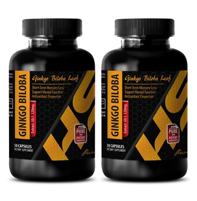 ginkgo biloba extract - GINKGO BILOBA 120 mg - antidepressant - 2 Bottles