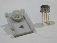 INTEL 2N5911 2 CHANNEL N-CHANNEL JFET 7 PIN TO-78 GOLD LEADS - USA FAST SHIPPING