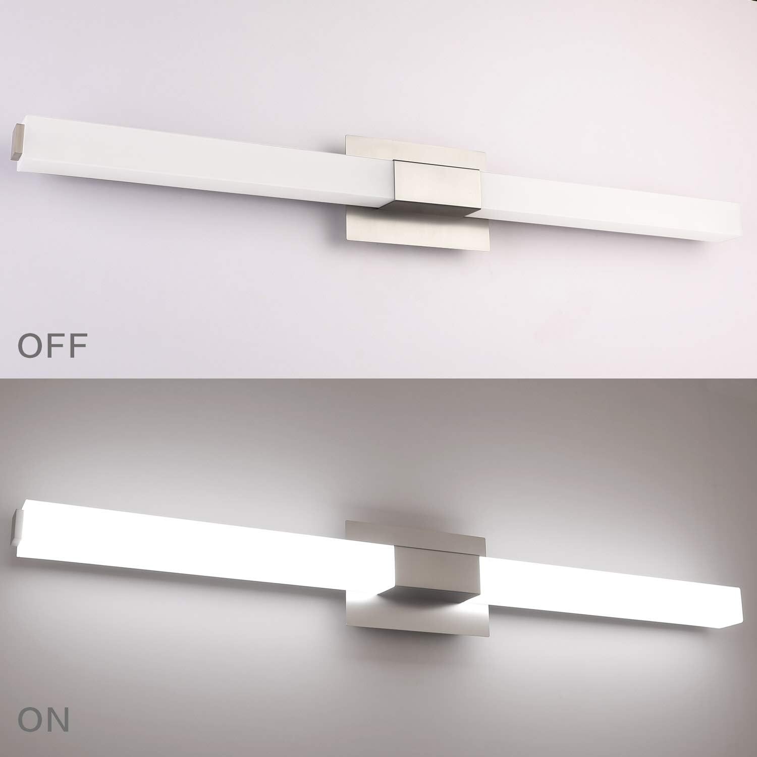 ZUZITO Bathroom Light Fixtures Over Mirror Modern LED Vanity Light Bar