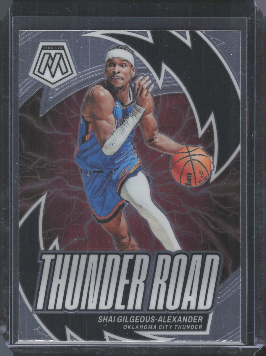 2023-24 Panini Mosaic Thunder Road #4 Shai Gilgeous