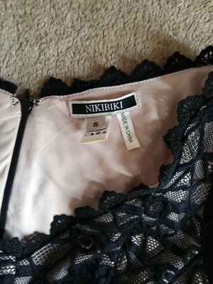 Woman's Nikibiki Lace Dress Size Small Black | eBay