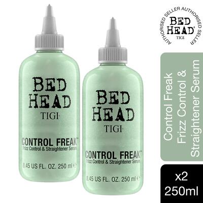 Bed Head by TIGI Control Freak Anti Frizz Serum für glattes glänzendes Haar 250ml, 2er Pack