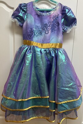 Walt Disney World 50th Anniversary Iridescent Minnie Mouse Dress 11/12 Worn 