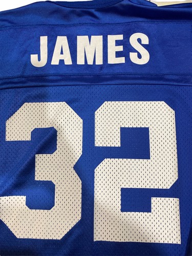 Preowned Champion NFL Indianapolis Colts #32 Edgrrin James Jersey Size 44 R2 - Picture 7 of 8