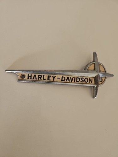 1 Vintage Harley Davidson 1960s Panhead Gas Tank Emblem Eagle Iron - Picture 6 of 18