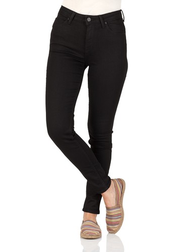 Jean Skinny Femme Lee Scarlett High - Noir - Taille 25W / Longueur 31L