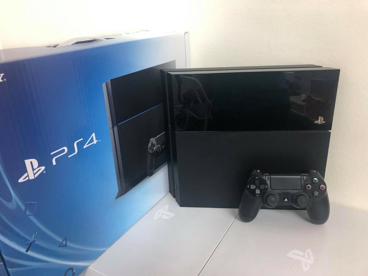 SONY PS4 Playstation 4 CUH-1000AB01 500GB SET Console Controller Jet Black  w/BOX