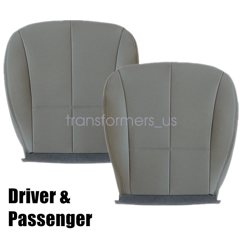 Cubierta de asiento de cuero gris para conductor y pasajero Subaru Forester 2009-2013 Foto 2 de 4