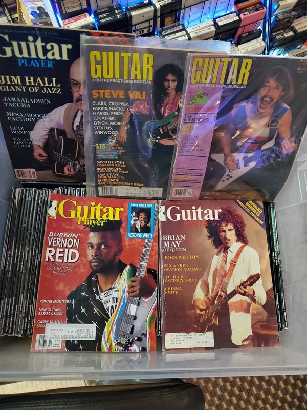 Guitar player GfTPM Magazines 83 84 86 88