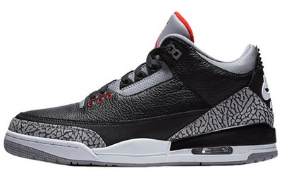 Size 9 - Jordan 3 Retro OG Mid Black Cement for sale online | eBay