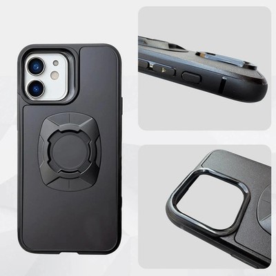 Twist Lock Handyhülle Quad Lock kompatibel iPhone 14 15 16 Pro Max Fahrrad
